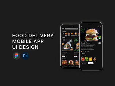 Food Delivery Mobile App UI Design