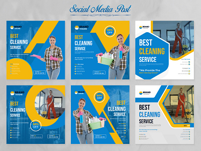 Best Cleaning Services Social media Post Design