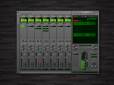 Mixer software skin software ui