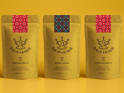 Download Drip King Coffee Packaging By Tyler Osegard On Dribbble