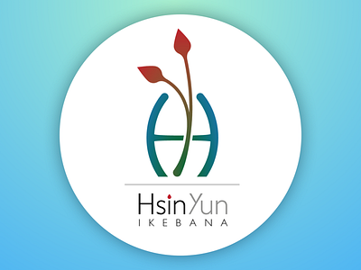 Hsin Yun Flower Arrangements branding icon illustraion logo vector