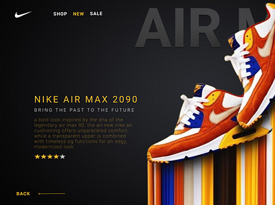 Recreated Nike's Landing Page design graphic design illustration landing landingpage ui ux webdesign