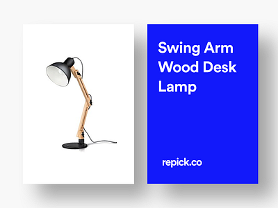 Daily Product - Lamp blue card daily daily product lamp minimal poster product repick repick.co