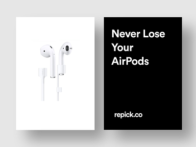 Airpod Strap airpod apple product card daily earphone iphone minimal poster repick repick.co strap