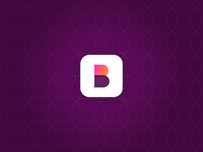 B logo icon design