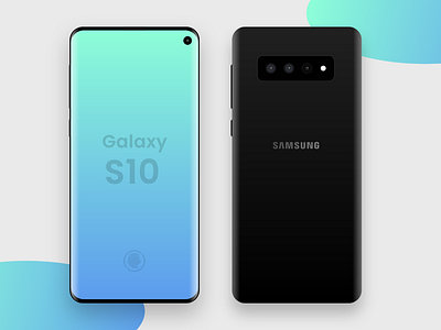 Samsung Galaxy S10 Concept Mockup 2019 android desiginspiration designtrends dribbble galaxys10 infinity o display mockup mockup bundle s10 samsungs10