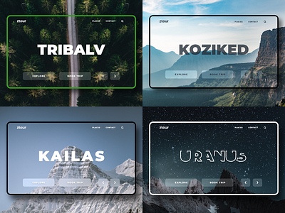 Cool Landing Page Concepts 2019 trend above the fold abovethefold app design dribbble inspiration ios landing page minimal travel website trend ui ux web web deisgn