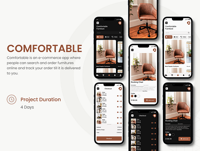 FURNITURE E-COMMERCE (COMFORTABLE) ui