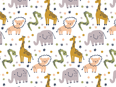 Illustrated Animal Pattern