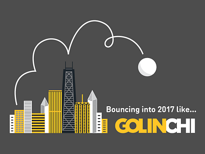 Golin New Year's Party agency bounce chicago city company filter holidays new year office party ping pong skyline snapchat