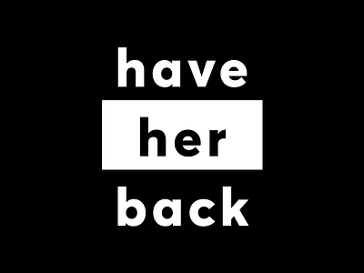 Have Her Back mark