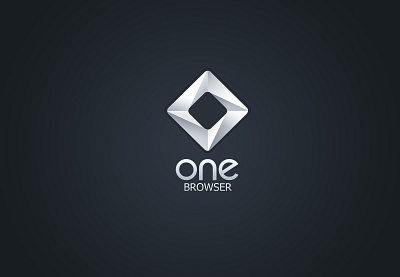 One Browser logo-white logo