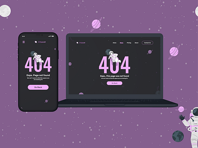 Error 404 page design