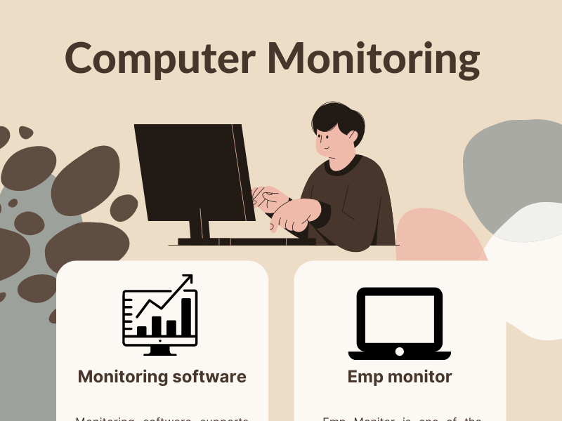 Computer monitoring software by Nancy Drain on Dribbble