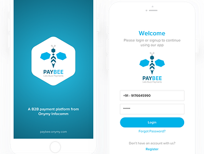 PayBee b2b b2c branding chennai illustration logo payment product design ui ux