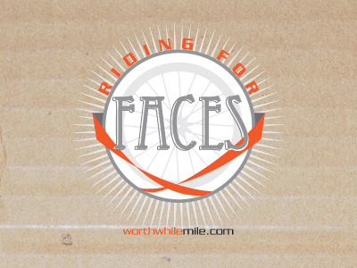 Riding For Faces Logo logo