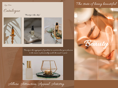 Beauty Product Catalogue Design