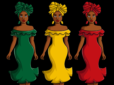 Namibian Women graphic design illustration women