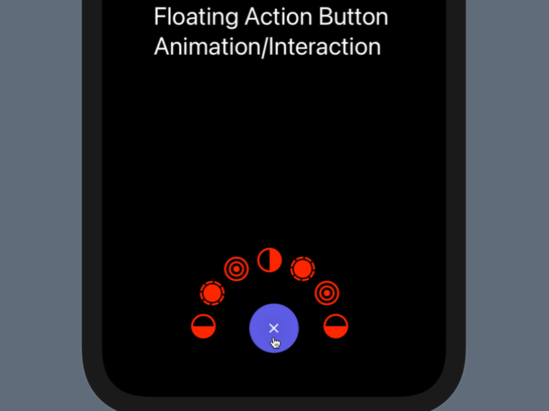 SwiftUI: Floating Action Button Animation/Interaction fab animation fab circular motion fab circular motion interaction floating action button animation swiftui animation ui animation ui interaction