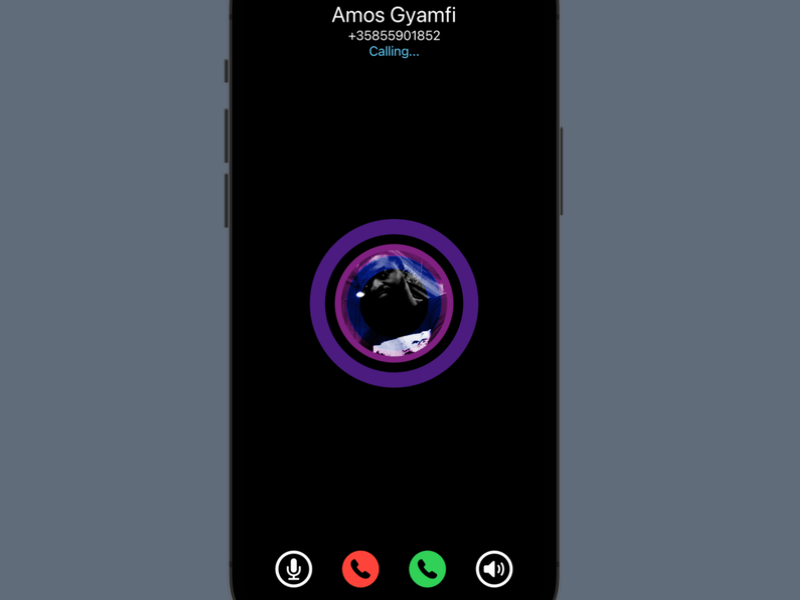 SwiftUI Tutorial: Incoming Call Animation animation tutorial calling animation incoming call animation swiftui swiftui animation ui animation