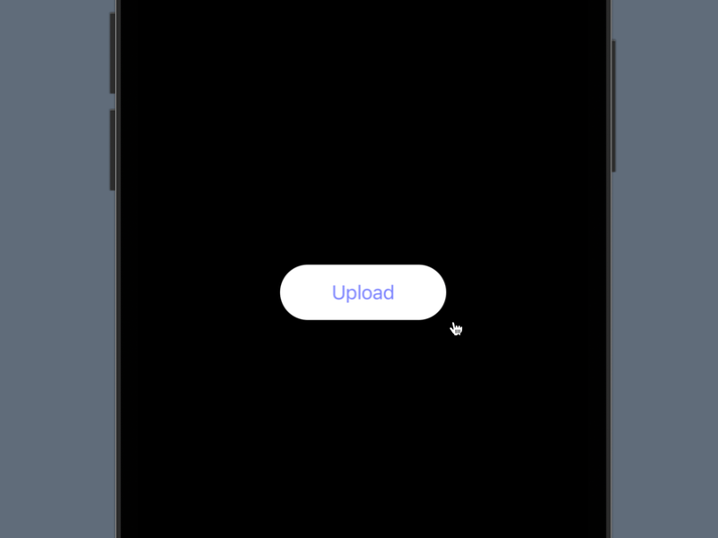 SwiftUI Upload Button Animation