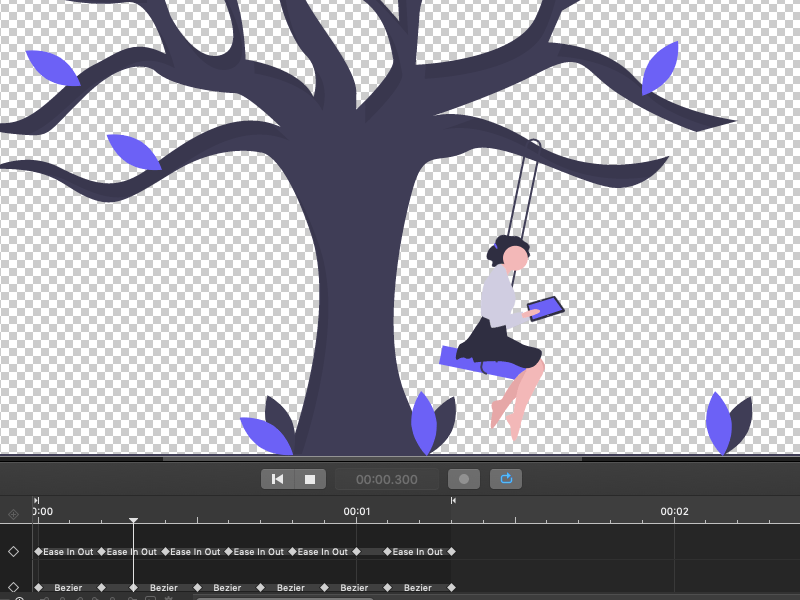 Tree Swing: Animated (SVG, GIF, PNG) + Lottie File animated gifs animated illustration animated png animated svg lottie lottie file svg animation
