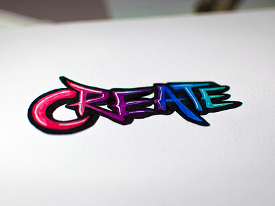 Create a c colorful create e hand drawn power of the rainbow r t typography watercolor watercolour