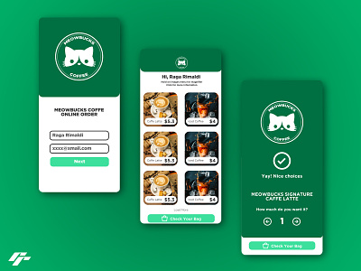 Coffee Shop App Online Order app branding design graphic design illustration ui ux