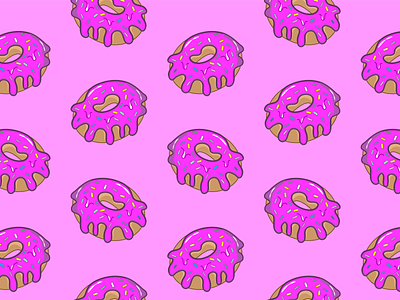 Yummy donuts graphic design illustration vector