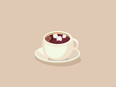 Cup of Cocoa cocoa cup design graphic design illustration vector