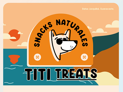 Titi Treats Brand - Dried pork flat bone for pets