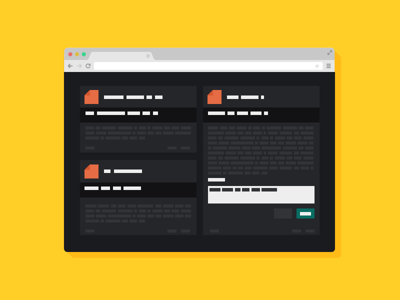 Wire-framing all day [gif] animation flat gif illustration ui ux web wireframe