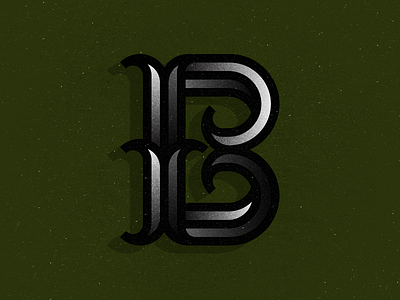 B b identity letter line logo texture vancouver