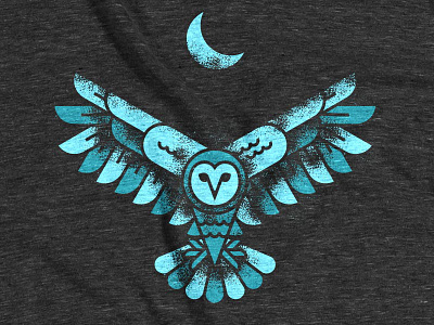 Night Owl Shirt bureau cotton illustration night owl shirt texture vector