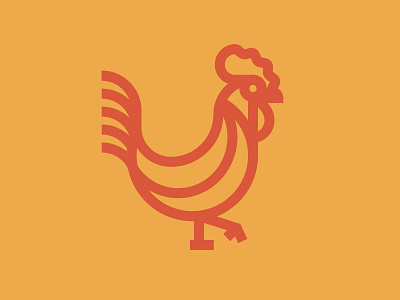 Rooster Mark bird identity logo rooster vancouver