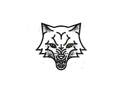 Wolf Snarl dog face icon identity illustration logo snarl vancouver wolf