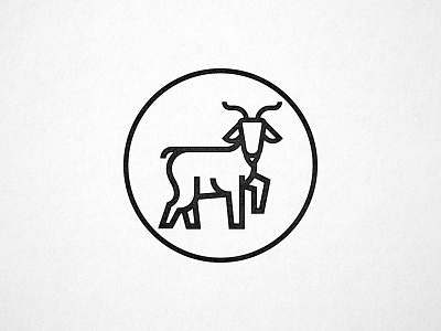 Mission Secondary Logo brand goat identity logo mission restaurant vancouver