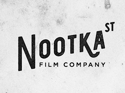 Nootka St Film Co film identity logo texture vancouver