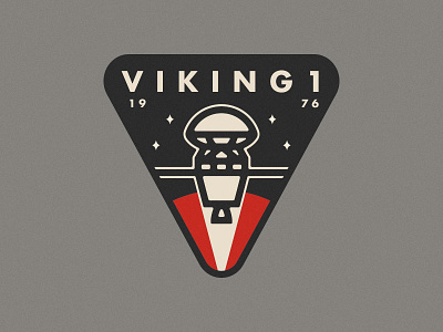 Viking 1 badge icon mars nasa patch shuttle space viking