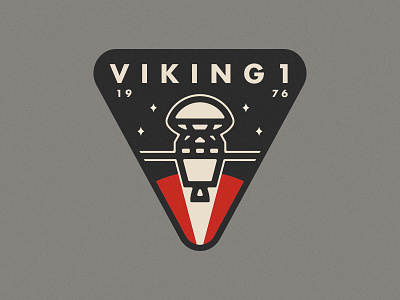 Viking 1 badge icon mars nasa patch shuttle space viking
