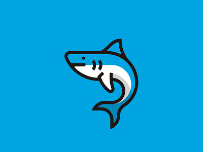 Shark animal icon logo shark