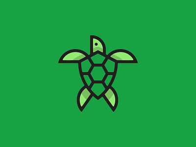 Turtle animal icon logo turtle