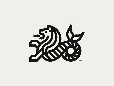 Sea-Lion lion logo mer lion sea
