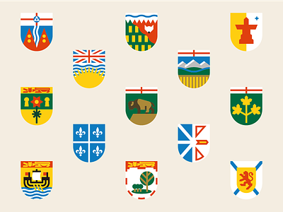 Happy Birthday Canada! canada icon province territory