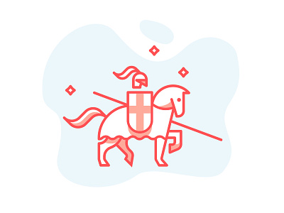 Bubblegum Knight icon illustration knight ui vancouver