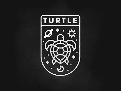 World Turtle badge its turtles all the way down turtle