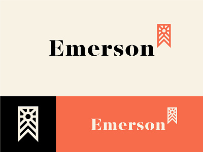 Emerson 2 contracting e exploration home logomark logos vancouver