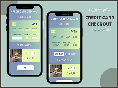 Day 02 - Credit Card Checkout - Daily UI Design Challenge - UI