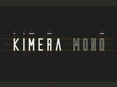 Kimera Mono Typeface 1.0 brand branding design font fonts type typeface