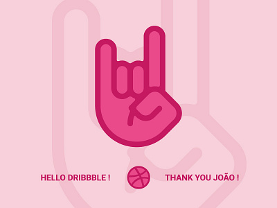 Hello Dribbble ! debuts dribbble first shot hell yeah invitation